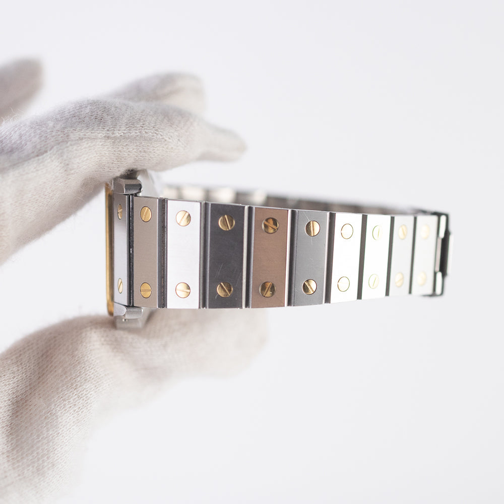 CARTIER LM Santos Carree Ref.2961 w.BOX & paper
