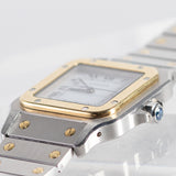 CARTIER LM Santos Carree Ref.2961 w.BOX & paper