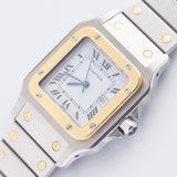 CARTIER LM Santos Carree Ref.2961 w.BOX & paper