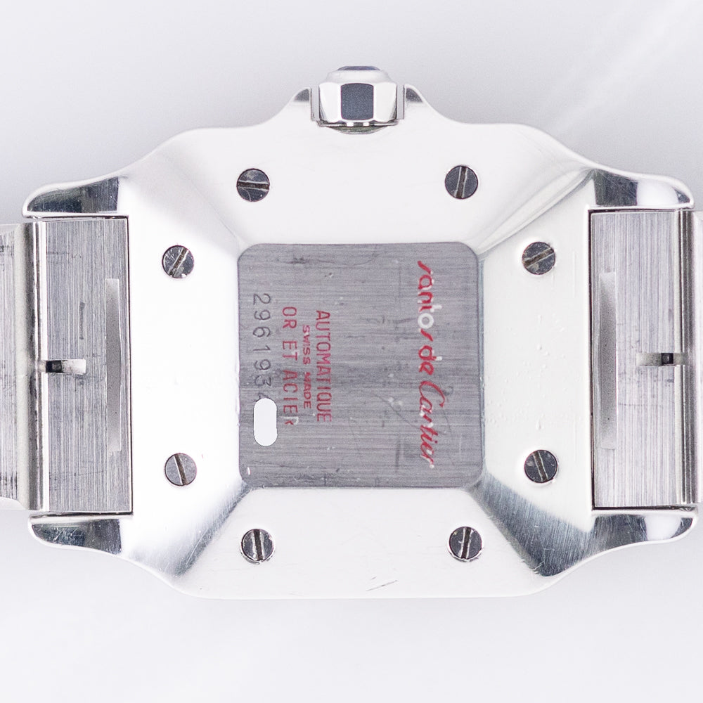 CARTIER LM Santos Carree Ref.2961 w.BOX & paper
