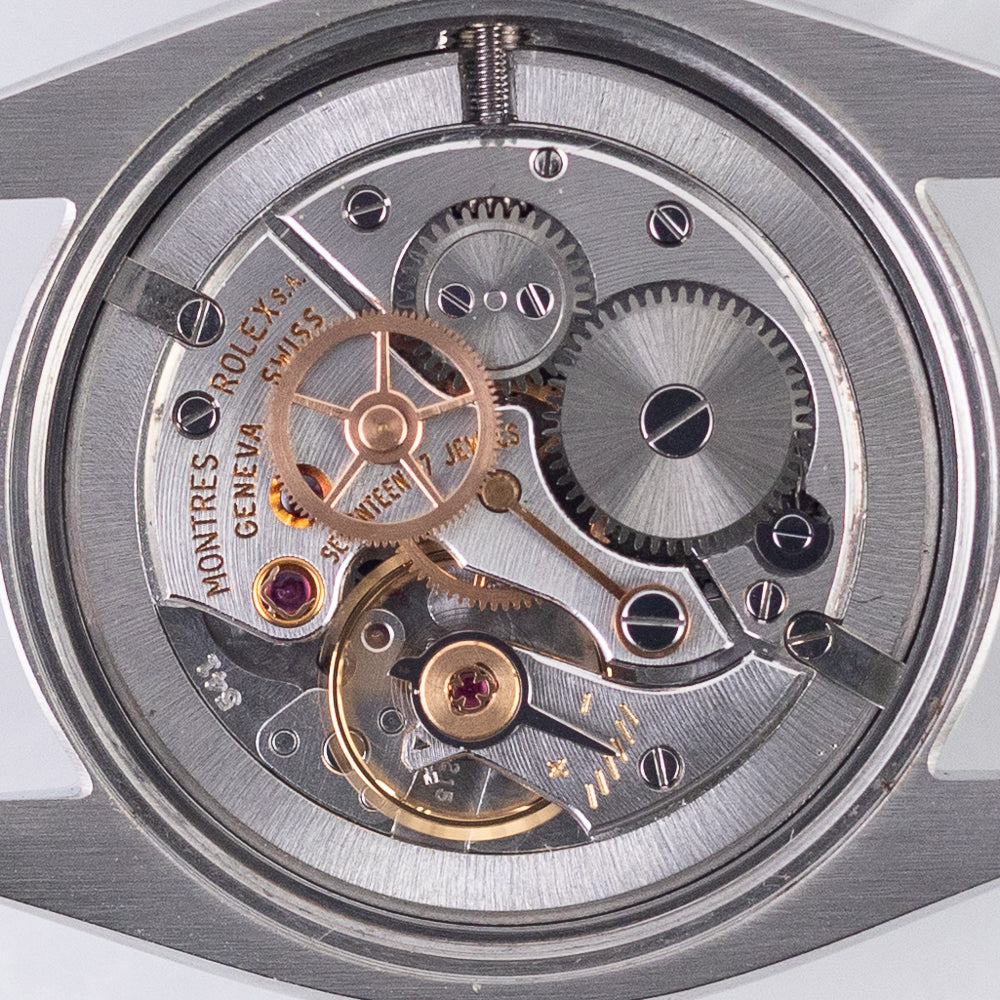 ROLEX OYSTER Black Gilt Dial Ref.6426