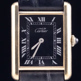 CARTIER LM MUST DE TANK BLACK ROMAN MANUAL