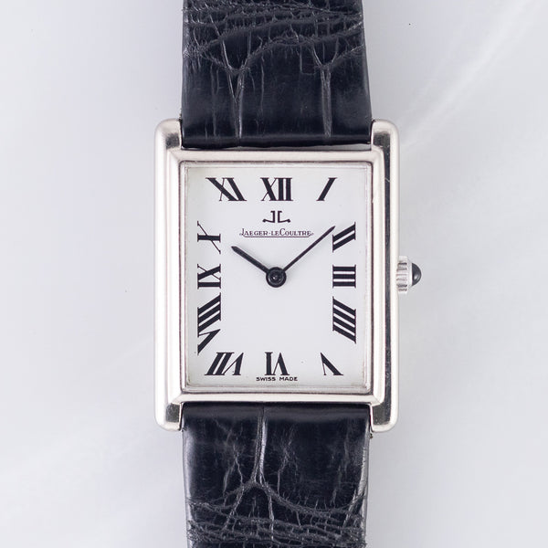 JAEGER LECOULTRE Tank Ref.6029 22 18k white gold – TIMEANAGRAM