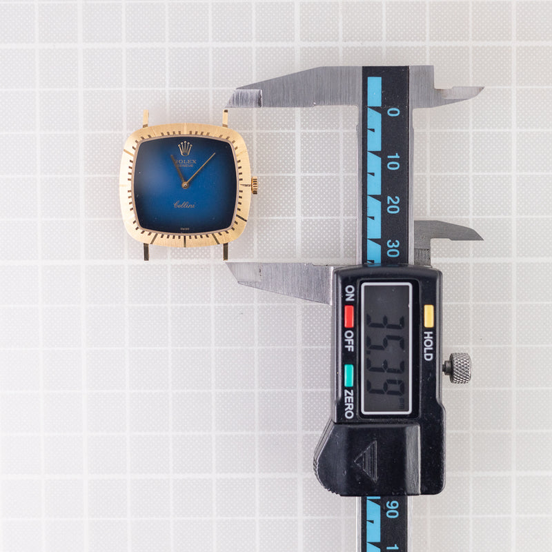 ROLEX CELLINI REF.4084 Blue Vignette MINT w.BOX