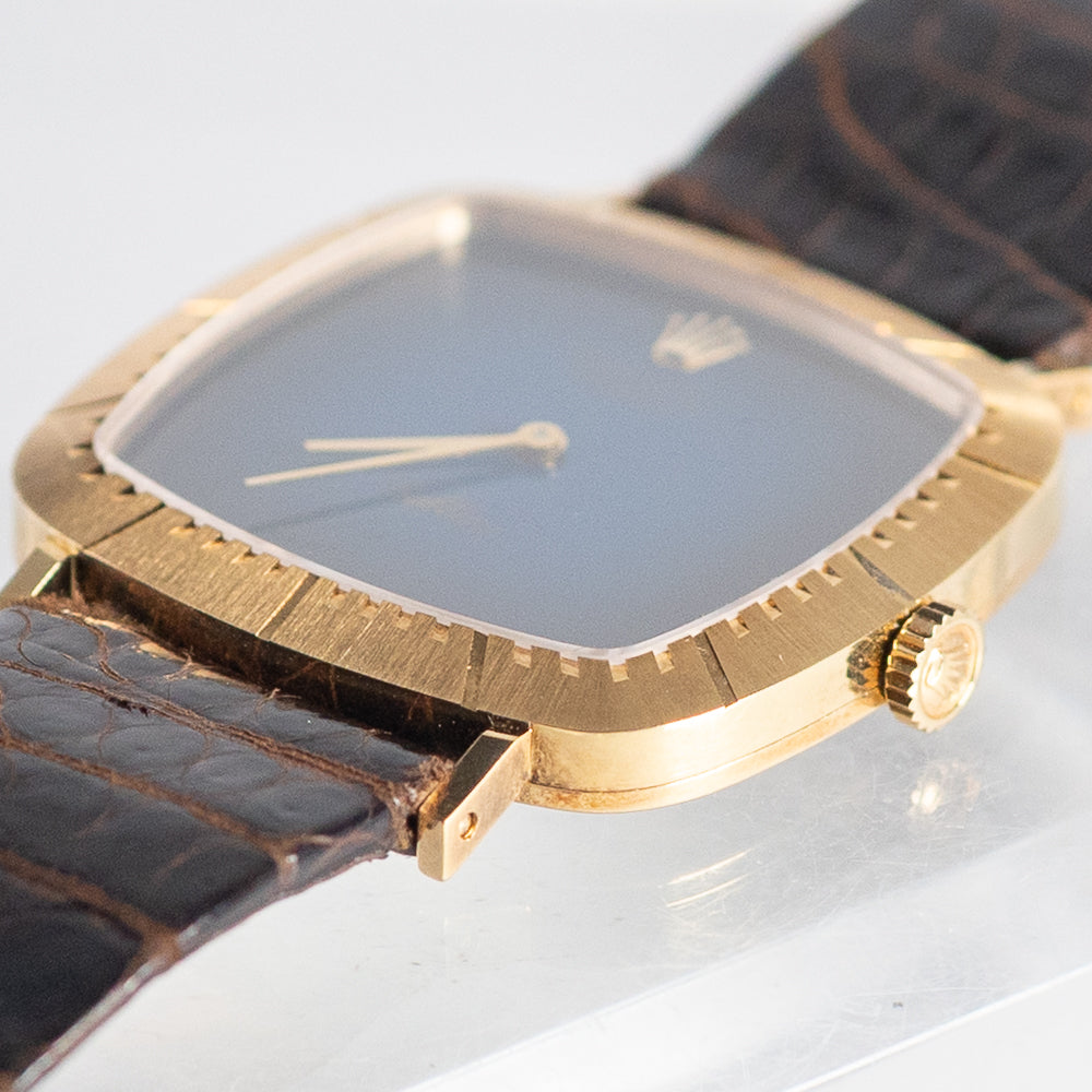ROLEX CELLINI REF.4084 Blue Vignette MINT w.BOX