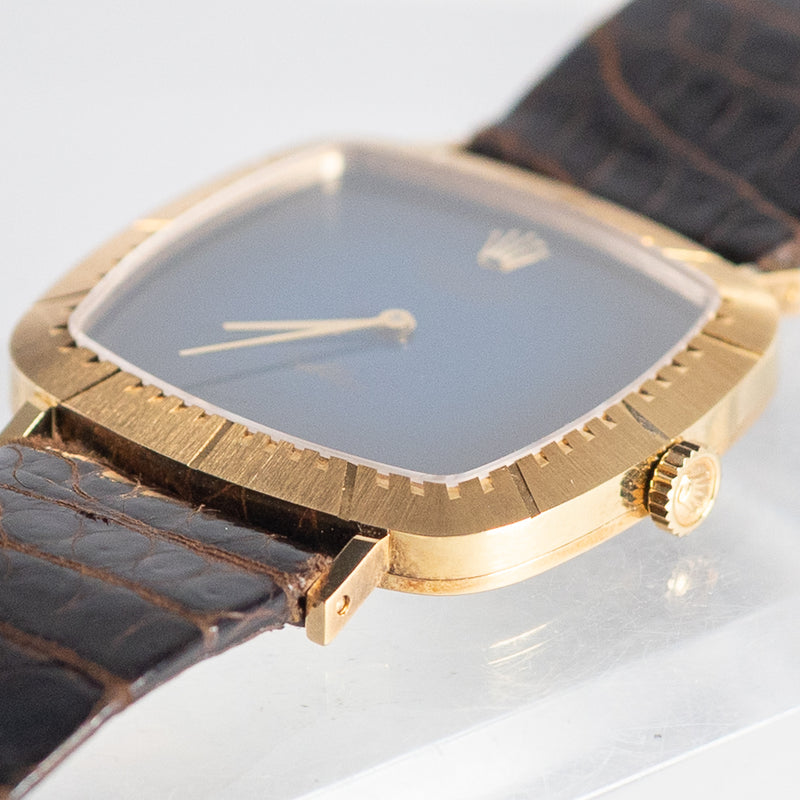 ROLEX CELLINI REF.4084 Blue Vignette MINT w.BOX