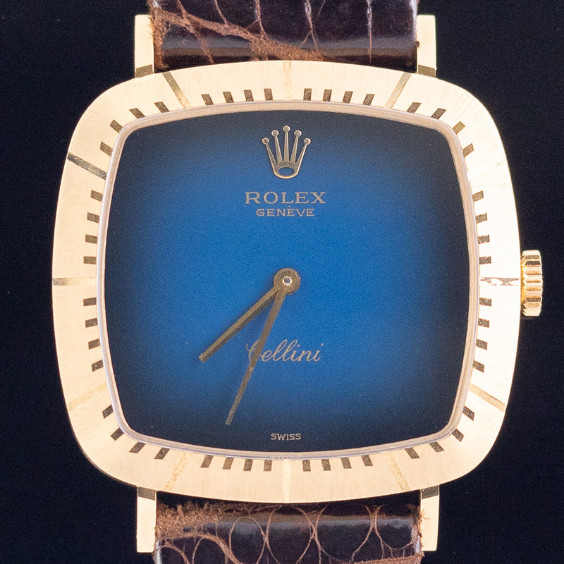 ROLEX CELLINI REF.4084 Blue Vignette MINT w.BOX