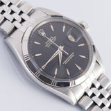 ROLEX DATEJUST Ref.1603 Bamboo Bezel Black Gilt Dial