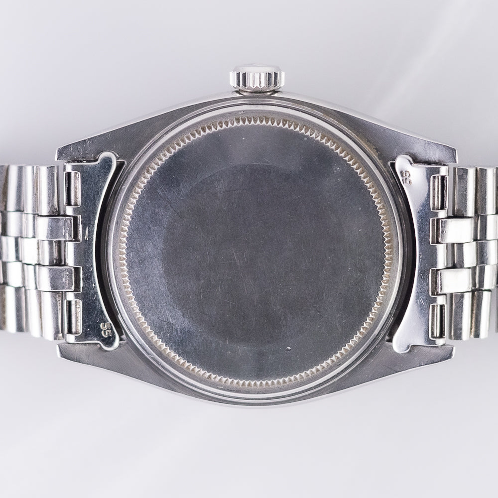 ROLEX DATEJUST Ref.1603 Bamboo Bezel Black Gilt Dial