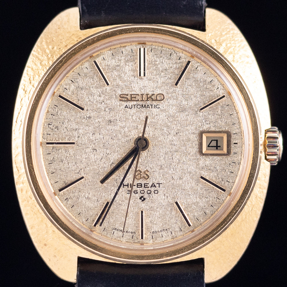 GRAND SEIKO Ref.6145-8030 Starlight Dial W.18K BUCKLE