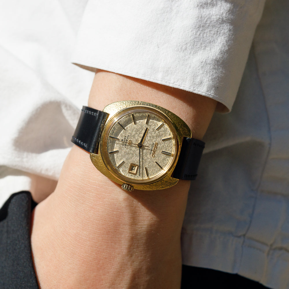 GRAND SEIKO Ref.6145-8030 Starlight Dial W.18K BUCKLE