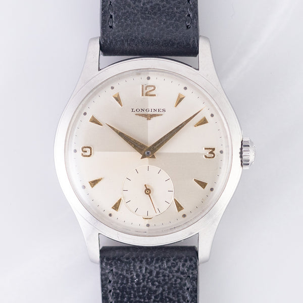 LONGINES 35mm Cal.12.68Z criss-cross Dial Ref.101