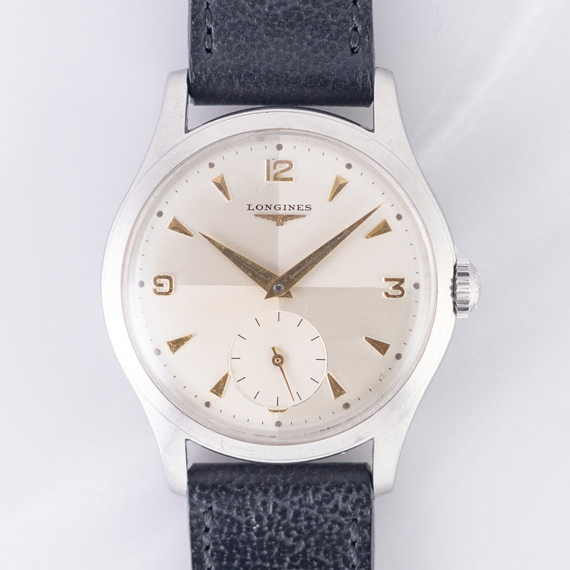 LONGINES 35mm Cal.12.68Z criss-cross Dial Ref.101