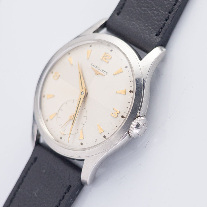 LONGINES 35mm Cal.12.68Z criss-cross Dial Ref.101