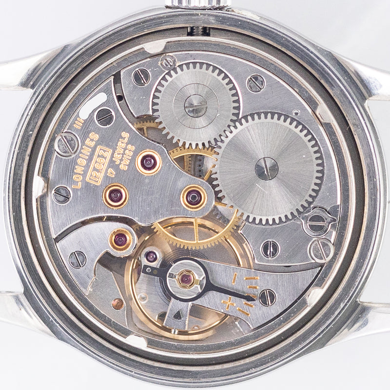 LONGINES 35mm Cal.12.68Z criss-cross Dial Ref.101