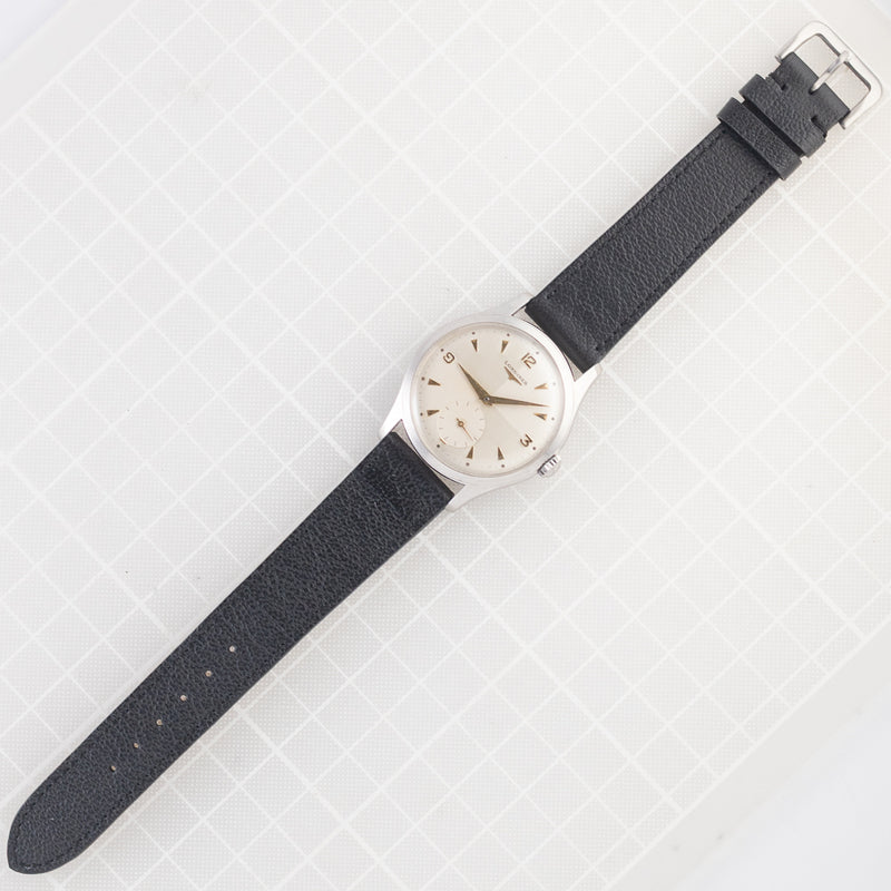 LONGINES 35mm Cal.12.68Z criss-cross Dial Ref.101