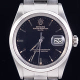 ROLEX OYSTER PERPETUAL DATE Ref.1500 Black Gilt Dial