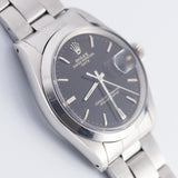 ROLEX OYSTER PERPETUAL DATE Ref.1500 Black Gilt Dial