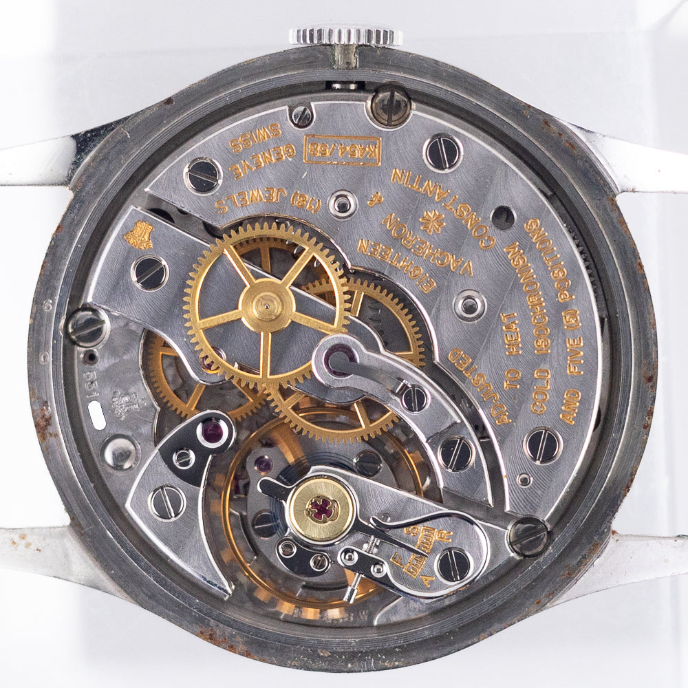 VACHERON & CONSTANTIN Ref.4217 STEEL RARE w.Box – TIMEANAGRAM