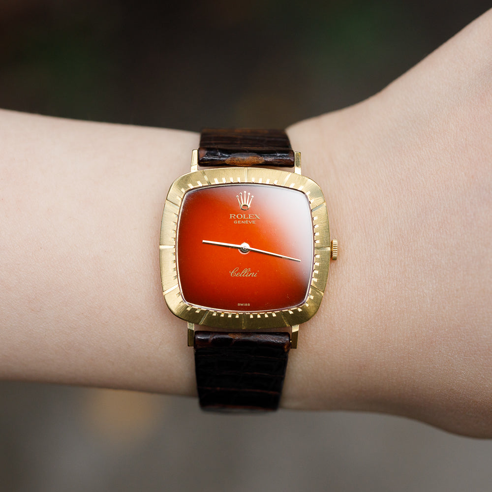 ROLEX CELLINI REF.4084 Red Vignette
