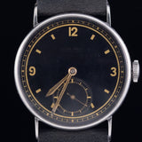 ULYSSE NARDIN Black Gilt Dial 1930's