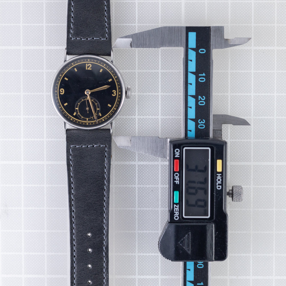 ULYSSE NARDIN Black Gilt Dial 1930's