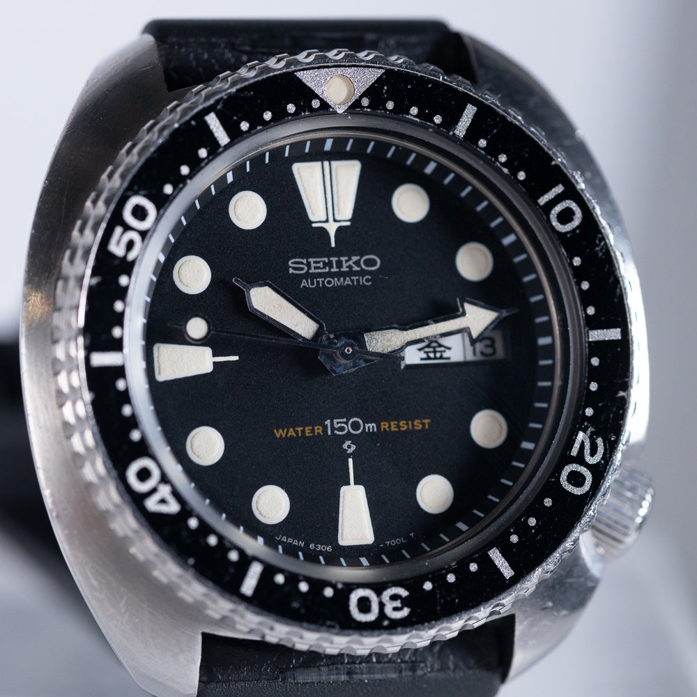 【希少国内モデル・極美品・精度良好】SEIKO 6306-7001 オリジナル SEIKO 150M DIVER REF.6306-7001 – TIMEANAGRAM