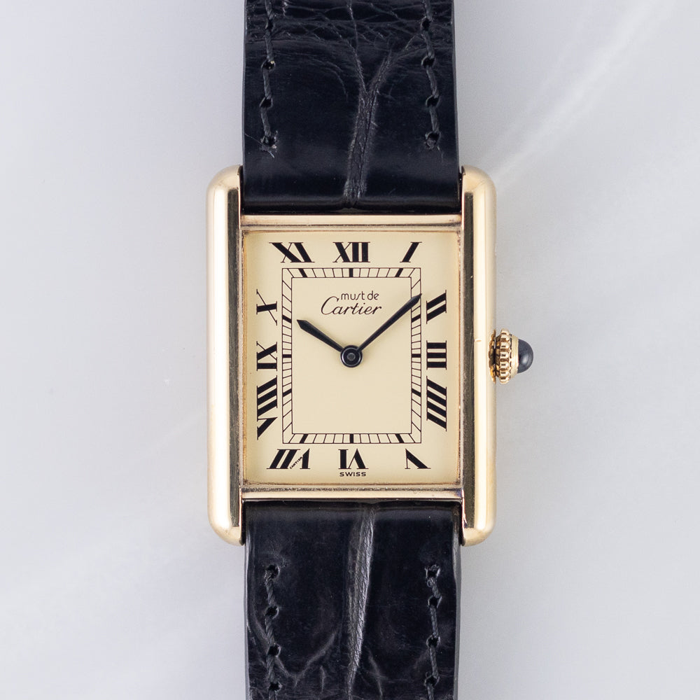 CARTIER LM MUST DE TANK w.BOX Cal.78-1