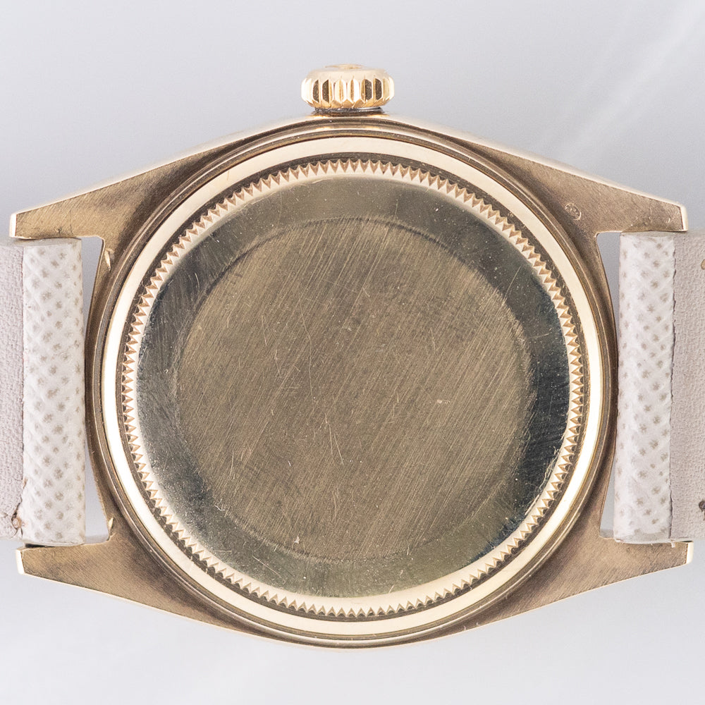 ROLEX DATEJUST Ref.1601 14K Yellow Gold Black Gilt DOORSTOP Dial