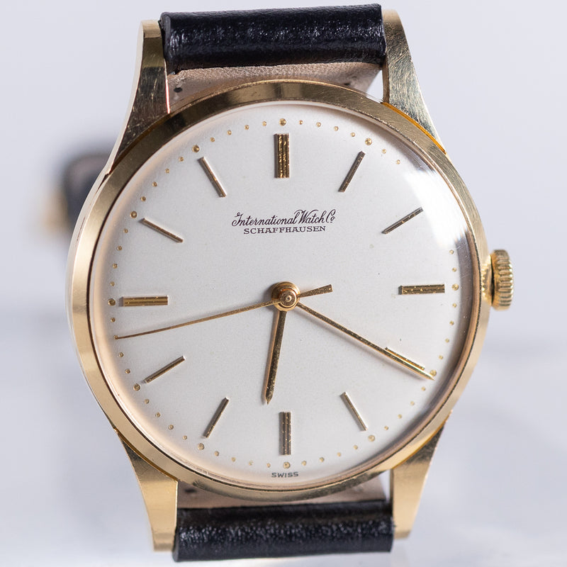 IWC 18K Yellow Gold 33mm Calatrava Case Cal.89 – TIMEANAGRAM