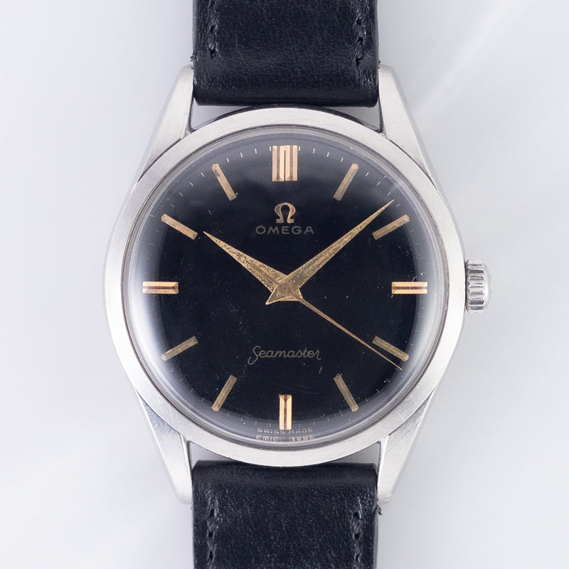 OMEGA Seamaster Black Gilt Dial Ref.2938-1SC – TIMEANAGRAM