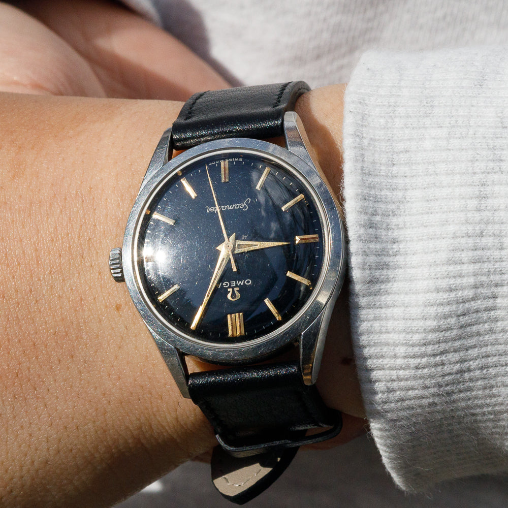 OMEGA Seamaster Black Gilt Dial Ref.2938-1SC