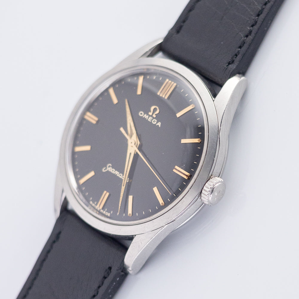 OMEGA Seamaster Black Gilt Dial Ref.2938-1SC – TIMEANAGRAM