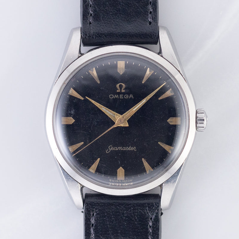 OMEGA Seamaster Black Gilt Dial Ref.2938-1 – TIMEANAGRAM