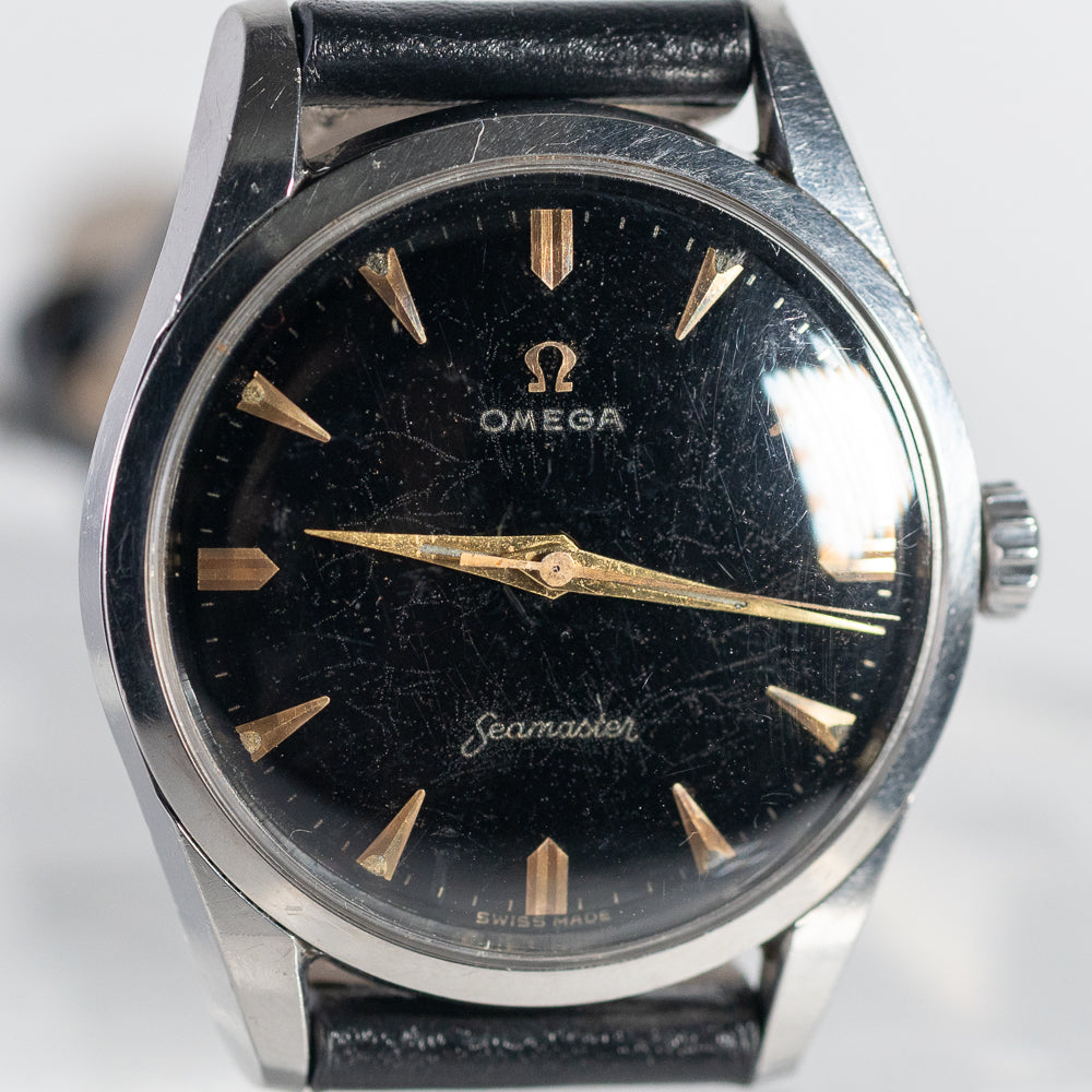 OMEGA Seamaster Black Gilt Dial Ref.2938-1 – TIMEANAGRAM