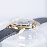 OMEGA Seamaster Calendar Black Gilt Dial Ref.2849 10SC mint　