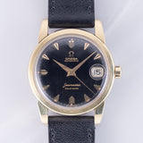 OMEGA Seamaster Calendar Black Gilt Dial Ref.2849 10SC mint　