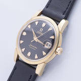 OMEGA Seamaster Calendar Black Gilt Dial Ref.2849 10SC mint　