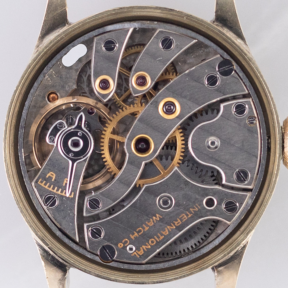 IWC Calatrava Cal.83 14KYG Earliest Screw-in Case Back 1939 w.Extract from the Archives