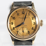 IWC Calatrava Cal.83 14KYG Earliest Screw-in Case Back 1939 w.Extract from the Archives
