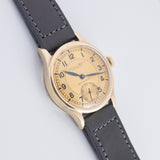 IWC Calatrava Cal.83 14KYG Earliest Screw-in Case Back 1939 w.Extract from the Archives