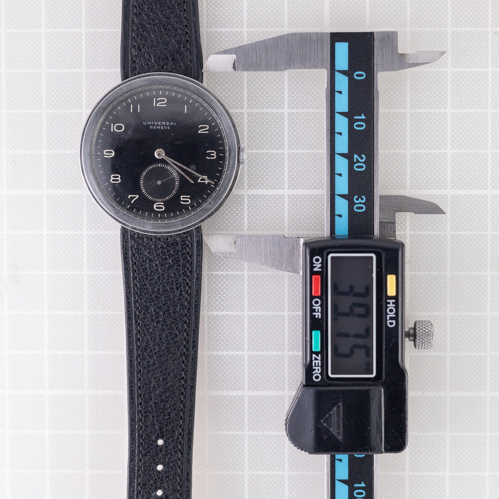 UNIVERSAL GENEVE OVERSIZE 40mm DISCO VOLANTE 1930's