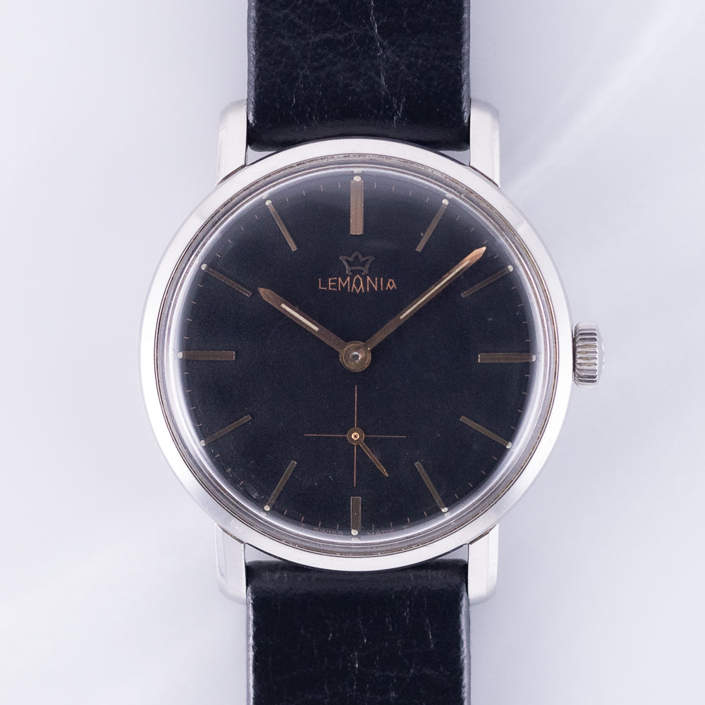 LEMANIA Cal.3000 Black Matte Dial Ref.936-65