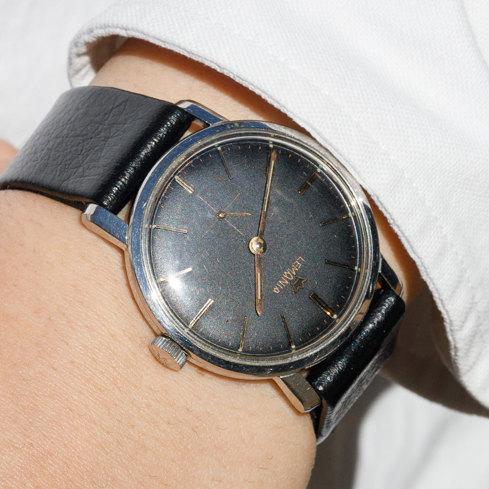 LEMANIA Cal.3000 Black Matte Dial Ref.936-65
