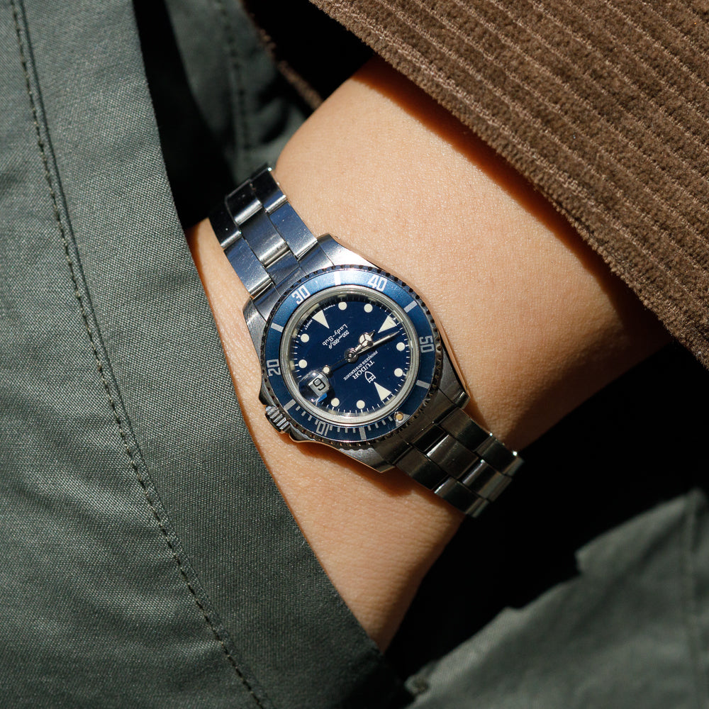 TUDOR Lady-Sub Ref.96090 w.BOX and Paper