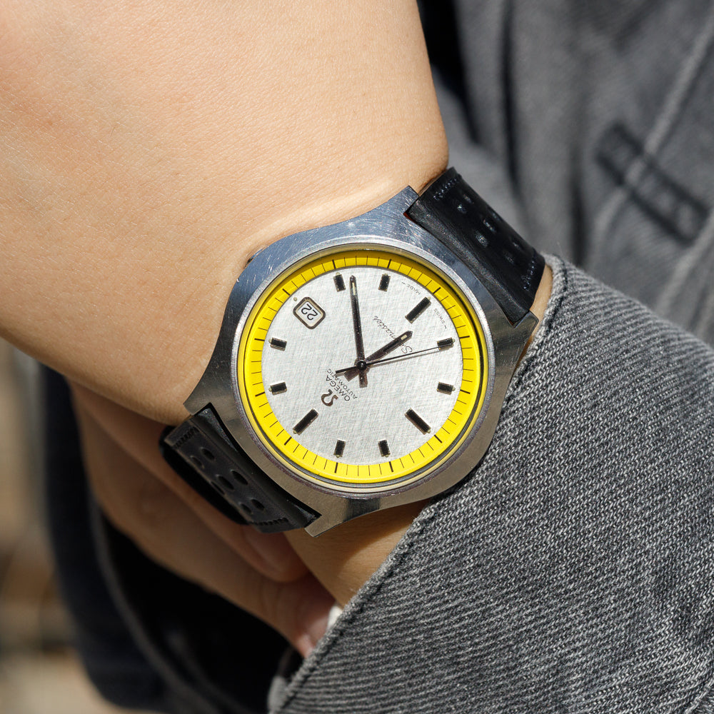 OMEGA Seamaster Ref.166.066 Big Yellow Linen Dial