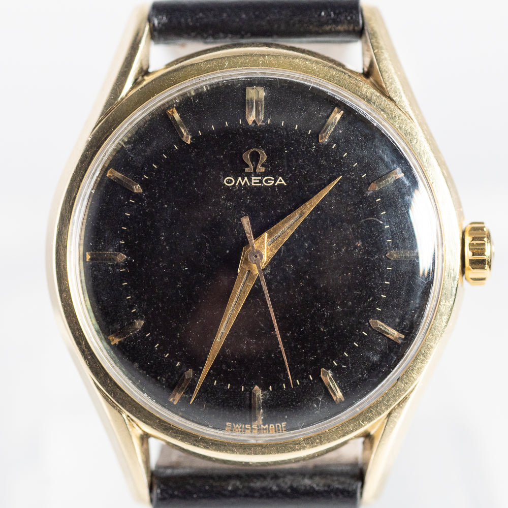 OMEGA Black Gilt two Tone Dial Ref.2892-1SC