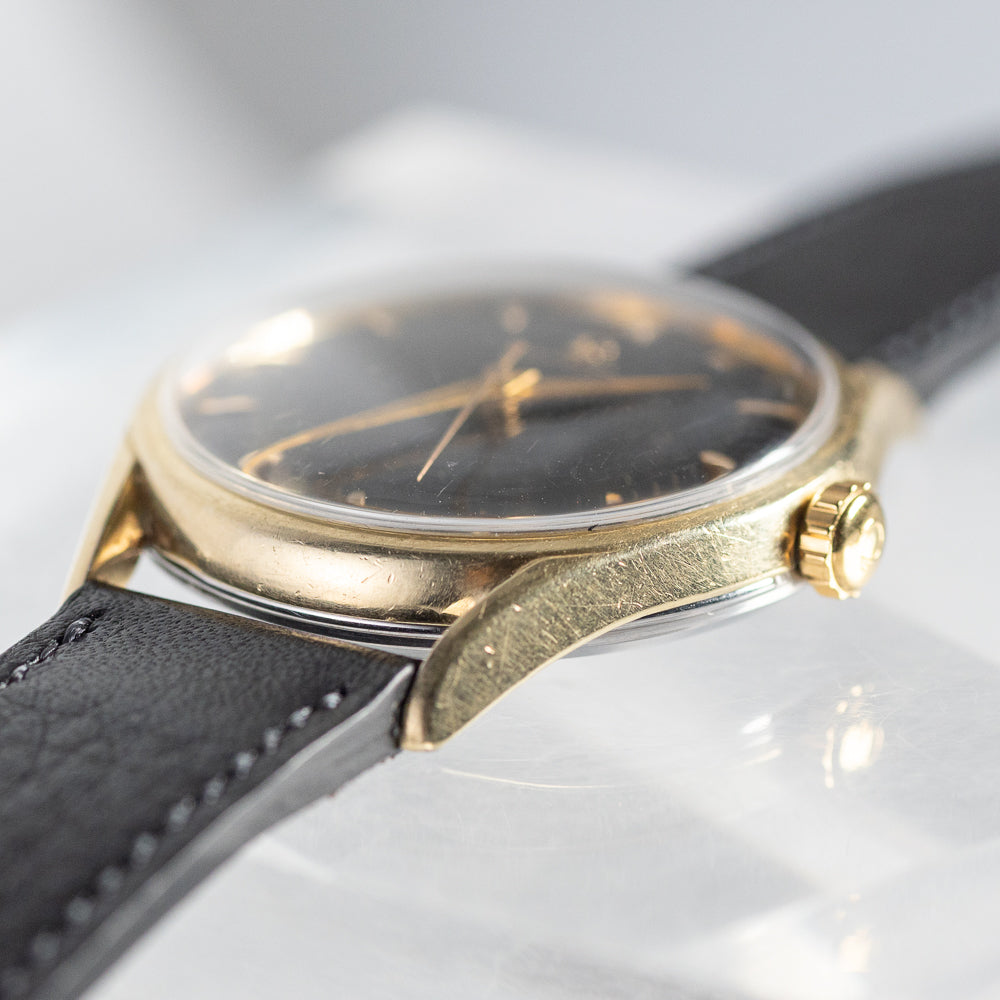 OMEGA Black Gilt two Tone Dial Ref.2892-1SC