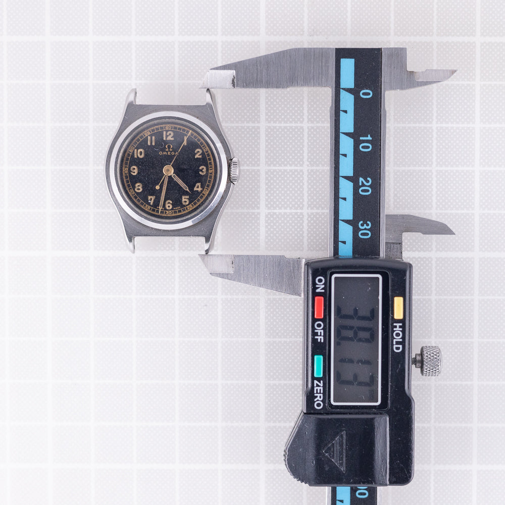 OMEGA Ref.389 Tre-Tacche Black Gilt Dial