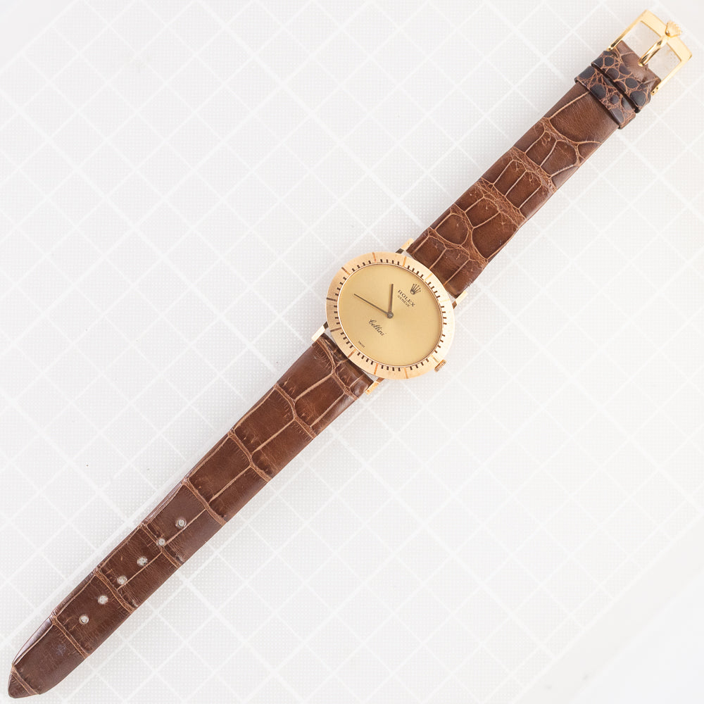 ROLEX CELLINI Ref.4081 NEW OLD STOCK w.Box and Paper